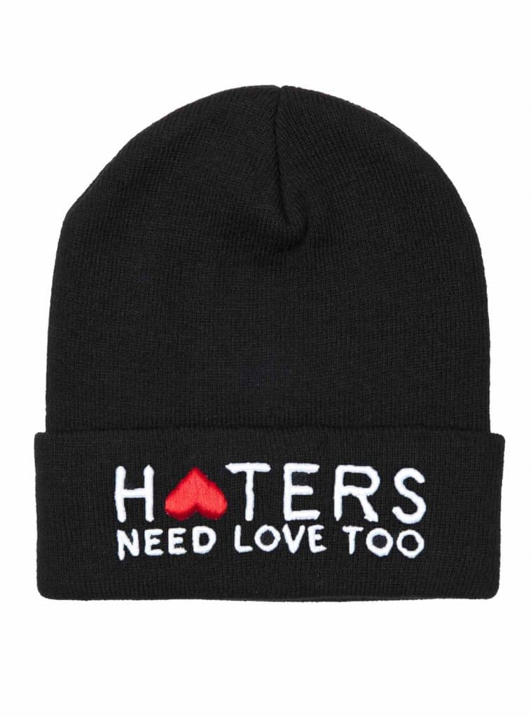Haters Need Love Too beanie muts