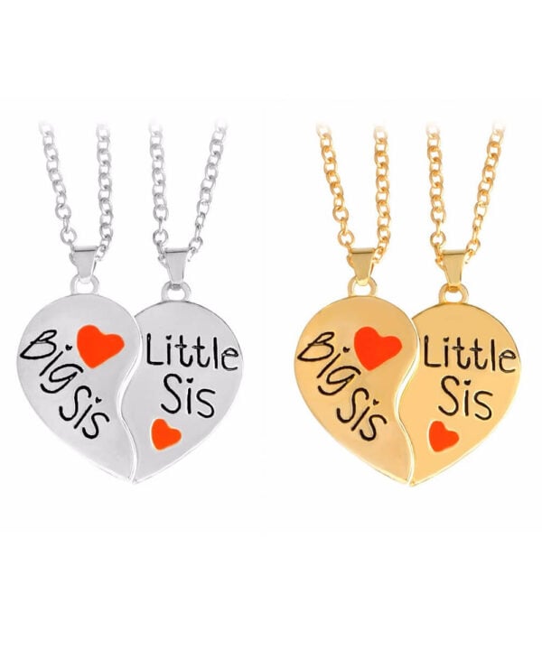 BFF Zussen ketting voor 2 zussen