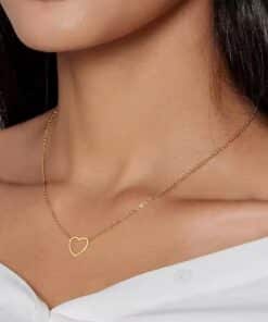 gouden hanger hartje