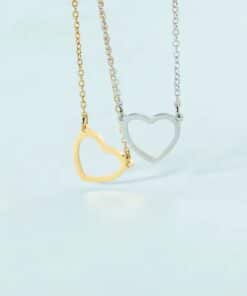 schattige hartjes hangertjes met ketting