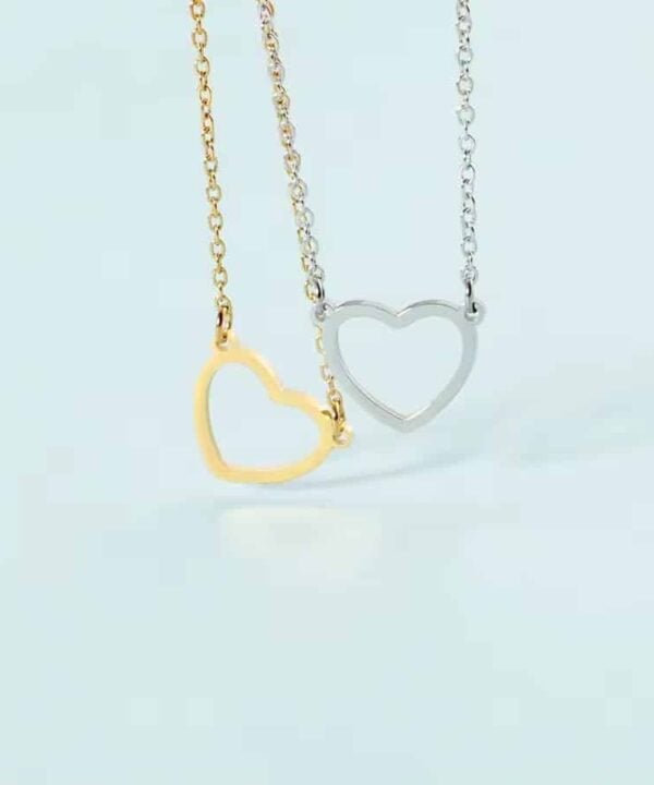 schattige hartjes hangertjes met ketting